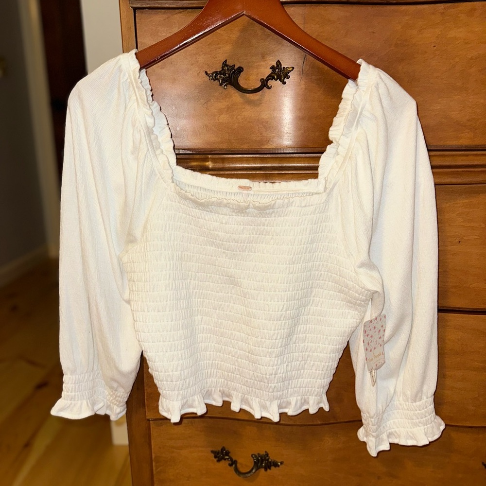 COPY - Free People Brenyce Smocked Top